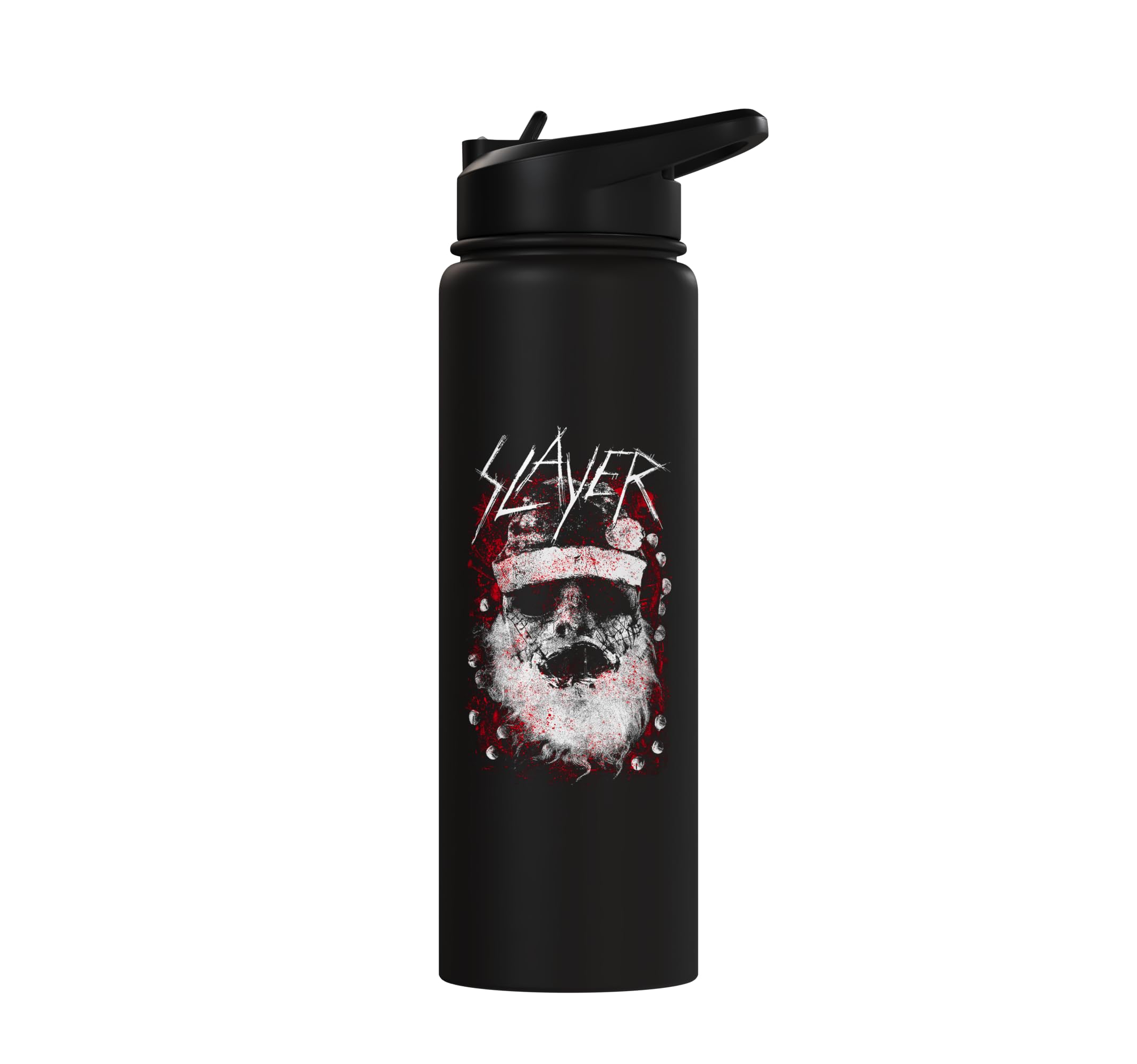 Slayer Dead Skin Santa Stainless Steel Insulated Water Bottle - Image 3